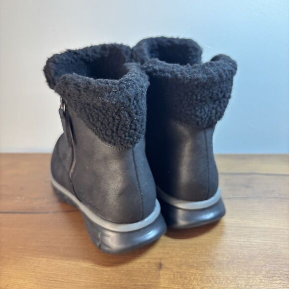 Skechers Z19125 Women's Black Textile Synergy Collab Zip Up Booties Size US 8 M - Picture 2 of 8